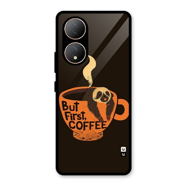 Lazy Coffee Glass Back Case for Vivo Y100A