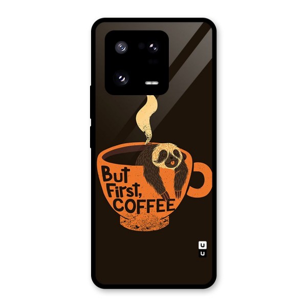 Lazy Coffee Glass Back Case for Xiaomi 13 Pro