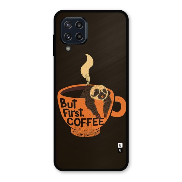 Lazy Coffee Metal Back Case for Galaxy M32