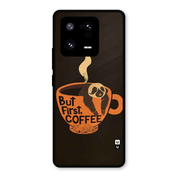 Lazy Coffee Metal Back Case for Xiaomi 13 Pro