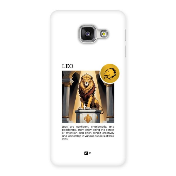 Leader Leo Back Case for Galaxy A3 (2016)