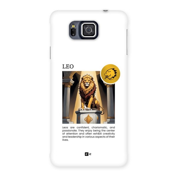 Leader Leo Back Case for Galaxy Alpha