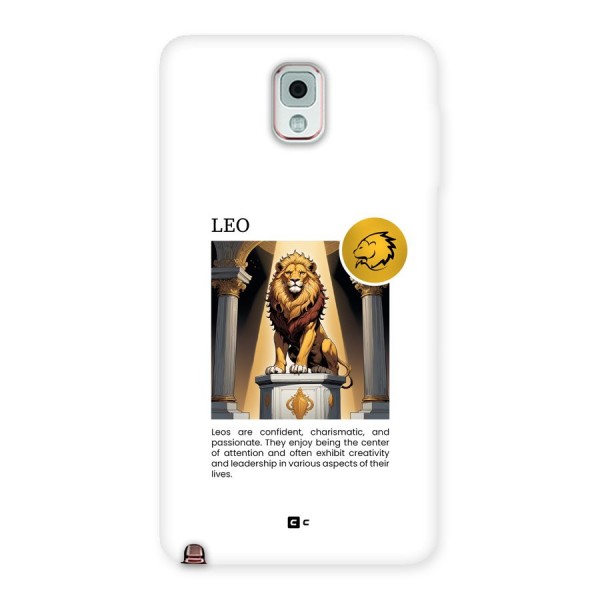 Leader Leo Back Case for Galaxy Note 3