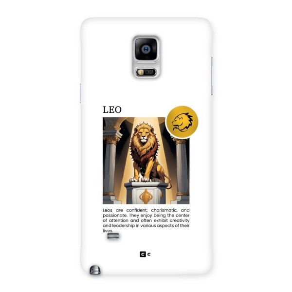 Leader Leo Back Case for Galaxy Note 4