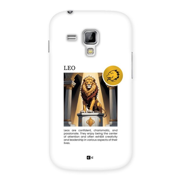 Leader Leo Back Case for Galaxy S Duos