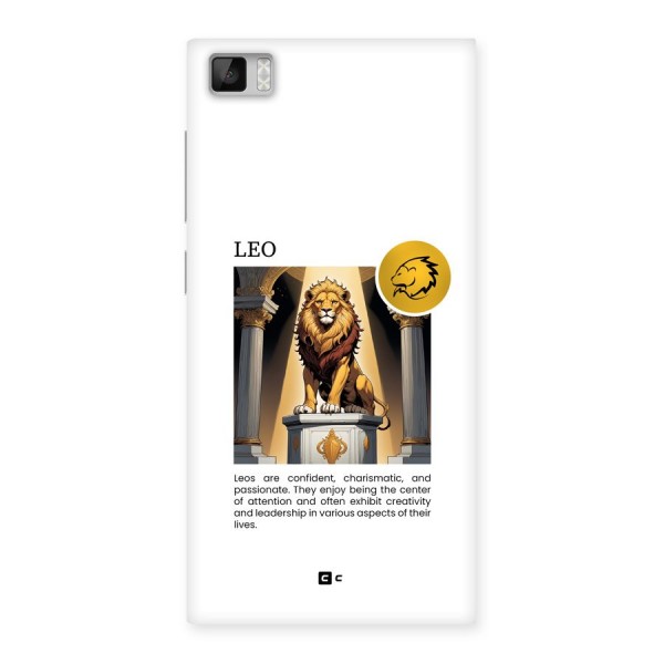 Leader Leo Back Case for Mi3