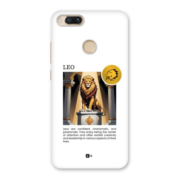 Leader Leo Back Case for Mi A1