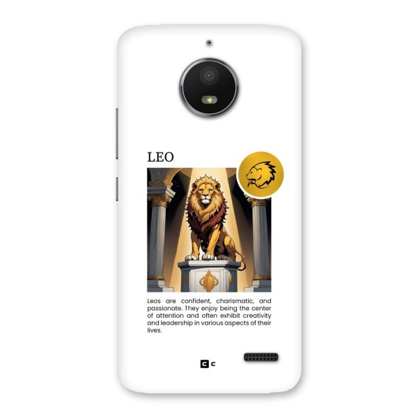 Leader Leo Back Case for Moto E4