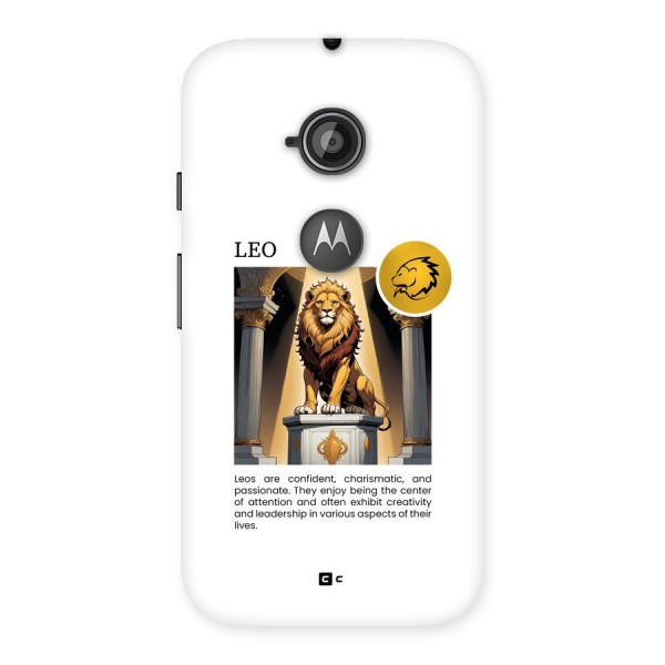 Leader Leo Back Case for Moto E 2nd Gen