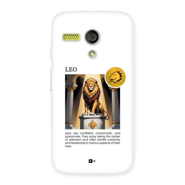 Leader Leo Back Case for Moto G