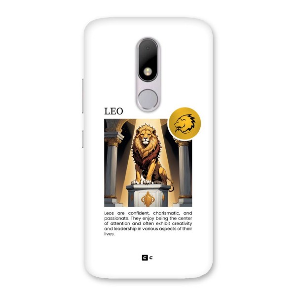 Leader Leo Back Case for Moto M