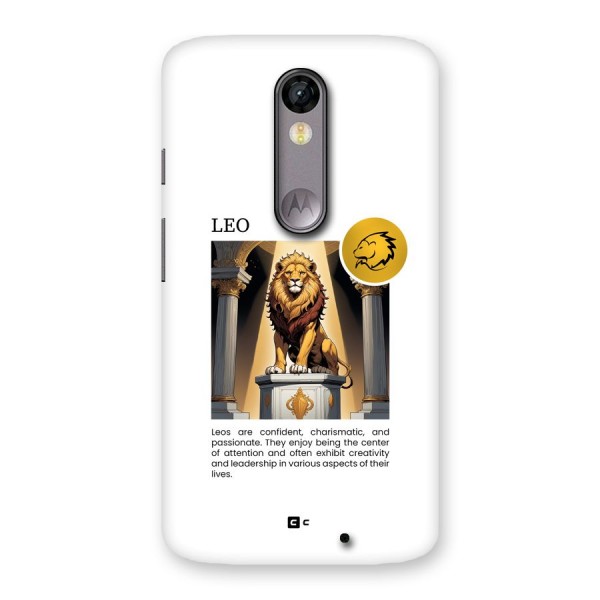 Leader Leo Back Case for Moto X Force