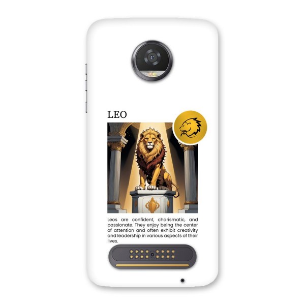 Leader Leo Back Case for Moto Z2 Play