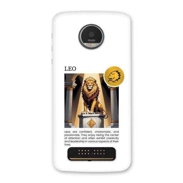 Leader Leo Back Case for Moto Z Play