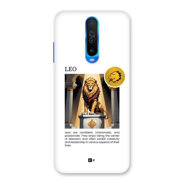 Leader Leo Back Case for Poco X2