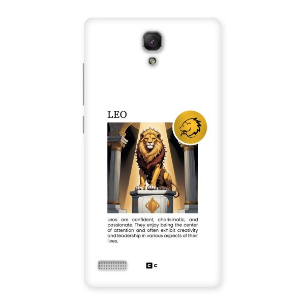 Leader Leo Back Case for Redmi Note