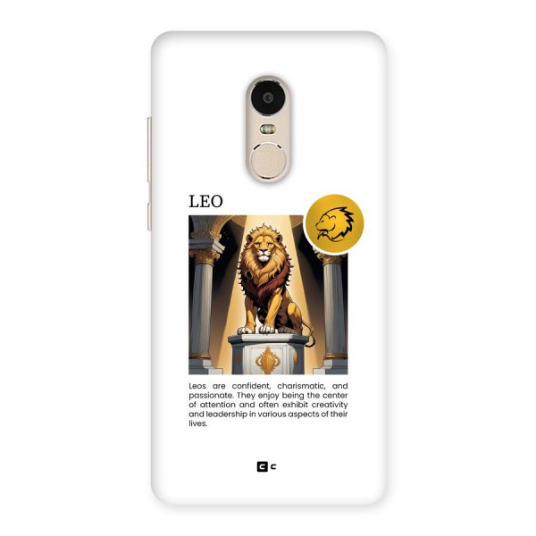 Leader Leo Back Case for Redmi Note 4