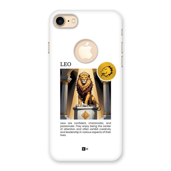 Leader Leo Back Case for iPhone 8 Logo Cut