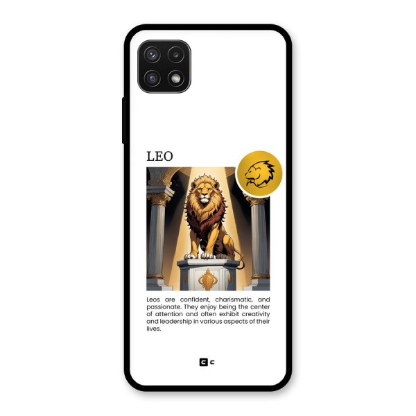 Leader Leo Glass Back Case for Galaxy A22 5G