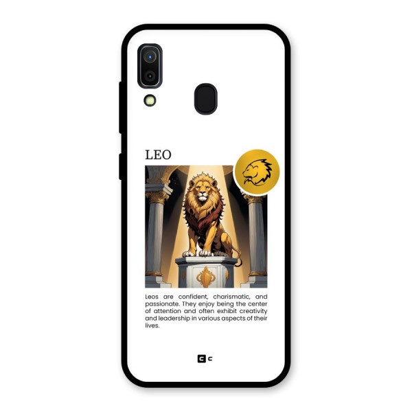 Leader Leo Glass Back Case for Galaxy A30