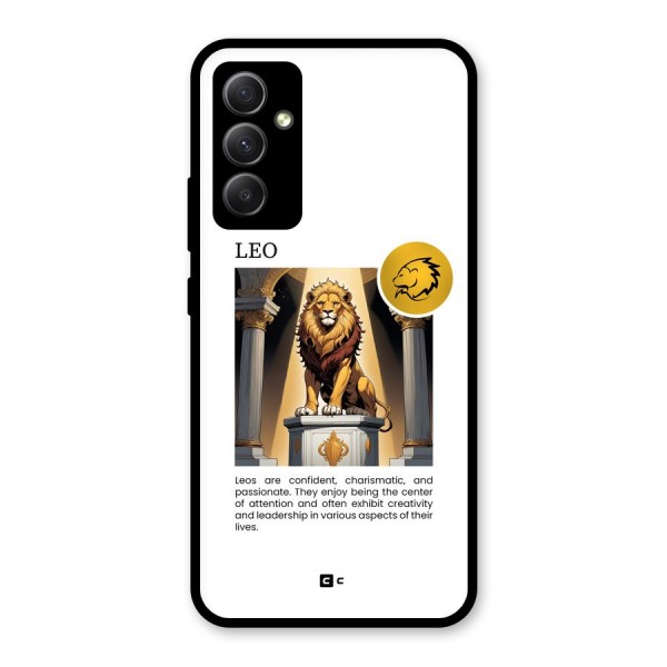 Leader Leo Glass Back Case for Galaxy A34