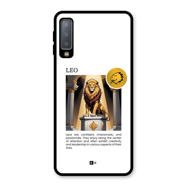 Leader Leo Glass Back Case for Galaxy A7 (2018)