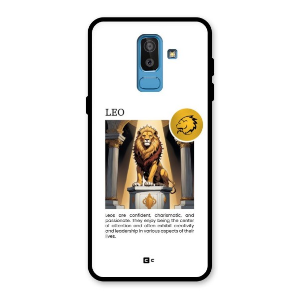 Leader Leo Glass Back Case for Galaxy J8