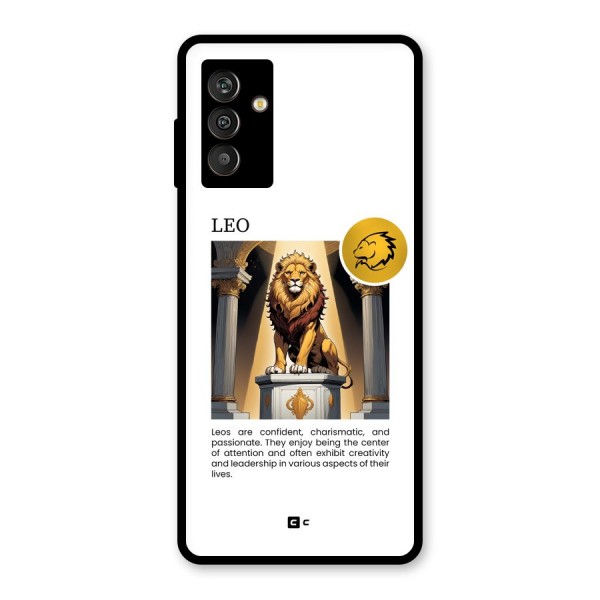 Leader Leo Glass Back Case for Galaxy M13