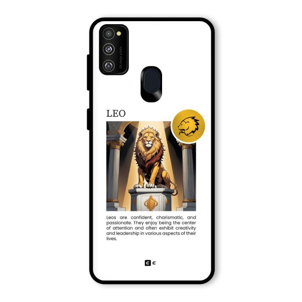 Leader Leo Glass Back Case for Galaxy M21