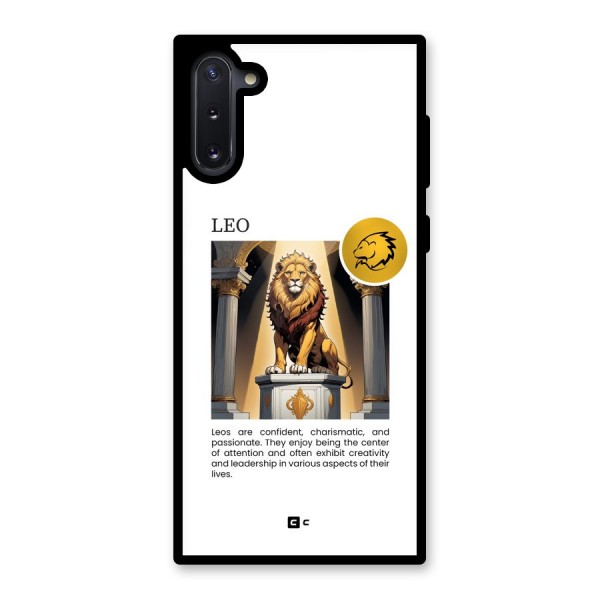 Leader Leo Glass Back Case for Galaxy Note 10