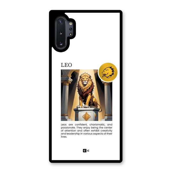 Leader Leo Glass Back Case for Galaxy Note 10 Plus