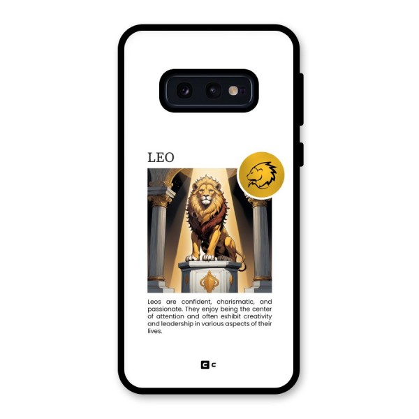 Leader Leo Glass Back Case for Galaxy S10e