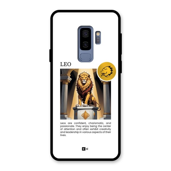 Leader Leo Glass Back Case for Galaxy S9 Plus