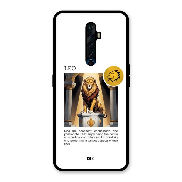 Leader Leo Glass Back Case for Oppo Reno2 F