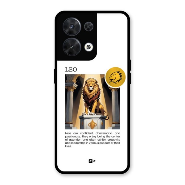 Leader Leo Glass Back Case for Oppo Reno8 5G