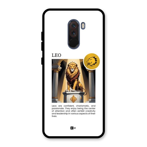 Leader Leo Glass Back Case for Poco F1