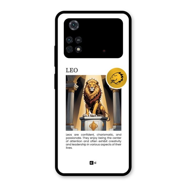 Leader Leo Glass Back Case for Poco M4 Pro 4G