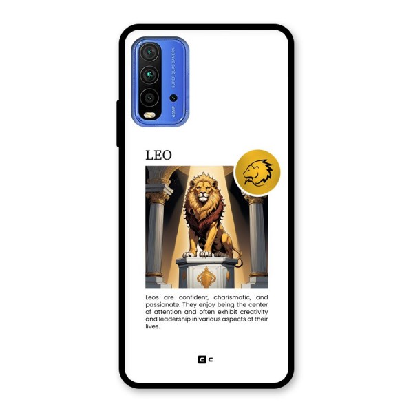 Leader Leo Glass Back Case for Redmi 9 Power