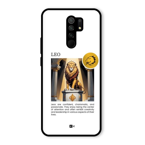 Leader Leo Glass Back Case for Redmi 9 Prime