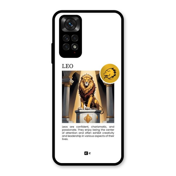 Leader Leo Glass Back Case for Redmi Note 11