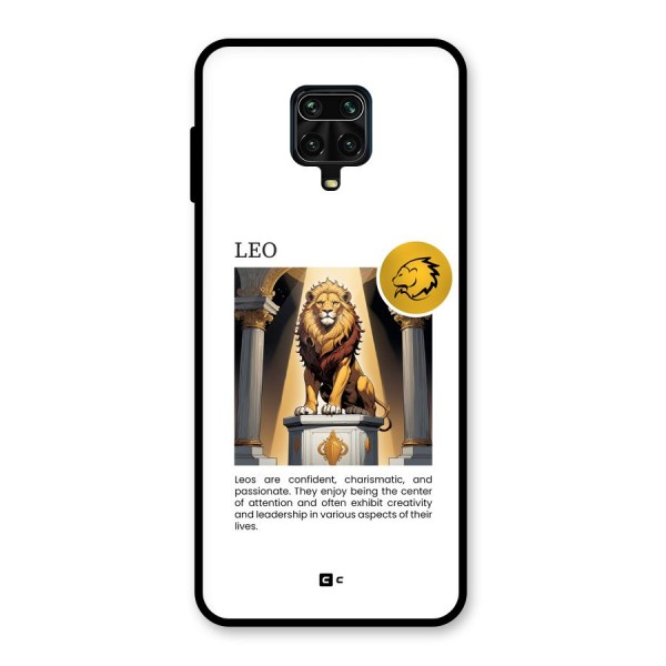 Leader Leo Glass Back Case for Redmi Note 9 Pro