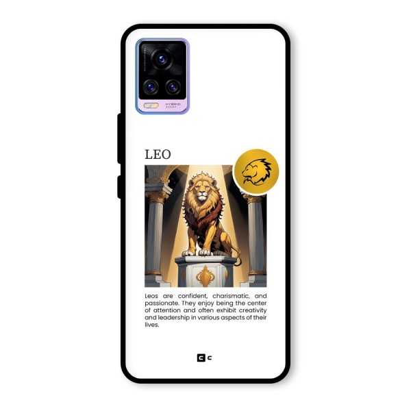 Leader Leo Glass Back Case for Vivo V20 Pro