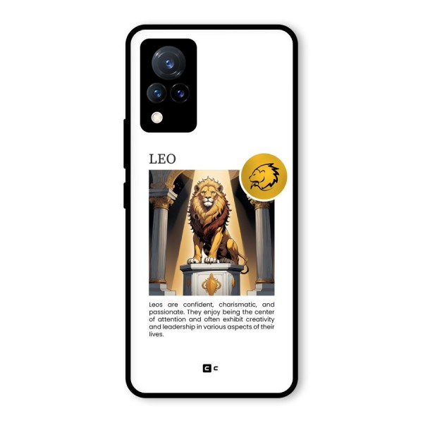 Leader Leo Glass Back Case for Vivo V21 5G