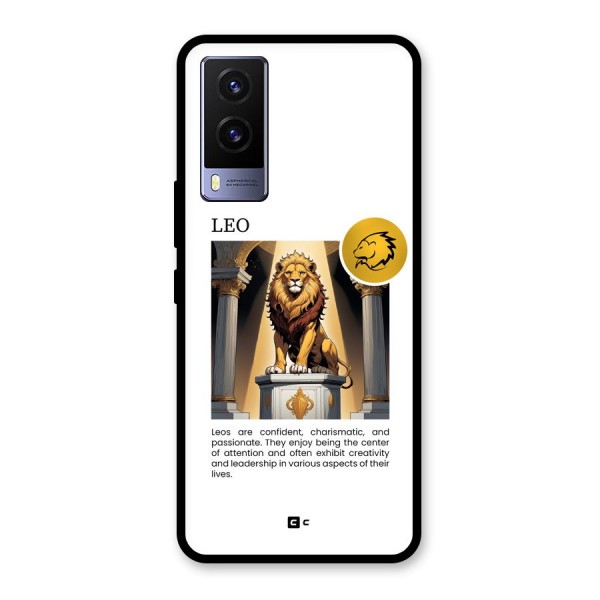 Leader Leo Glass Back Case for Vivo V21e 5G