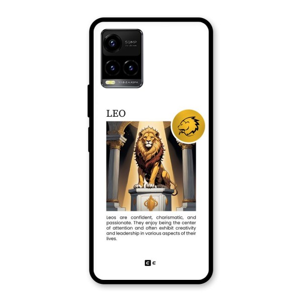 Leader Leo Glass Back Case for Vivo Y21G