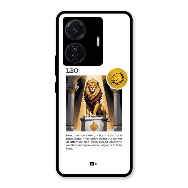 Leader Leo Glass Back Case for Vivo iQOO Z6 Pro