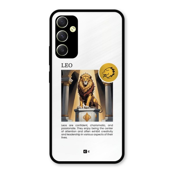 Leader Leo Metal Back Case for Galaxy A34