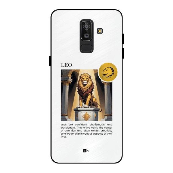 Leader Leo Metal Back Case for Galaxy J8