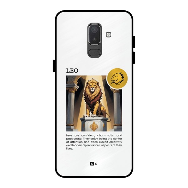 Leader Leo Metal Back Case for Galaxy On8 (2018)