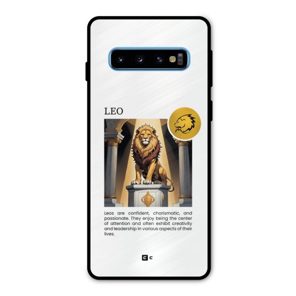 Leader Leo Metal Back Case for Galaxy S10